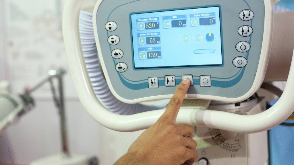 A medical device in action