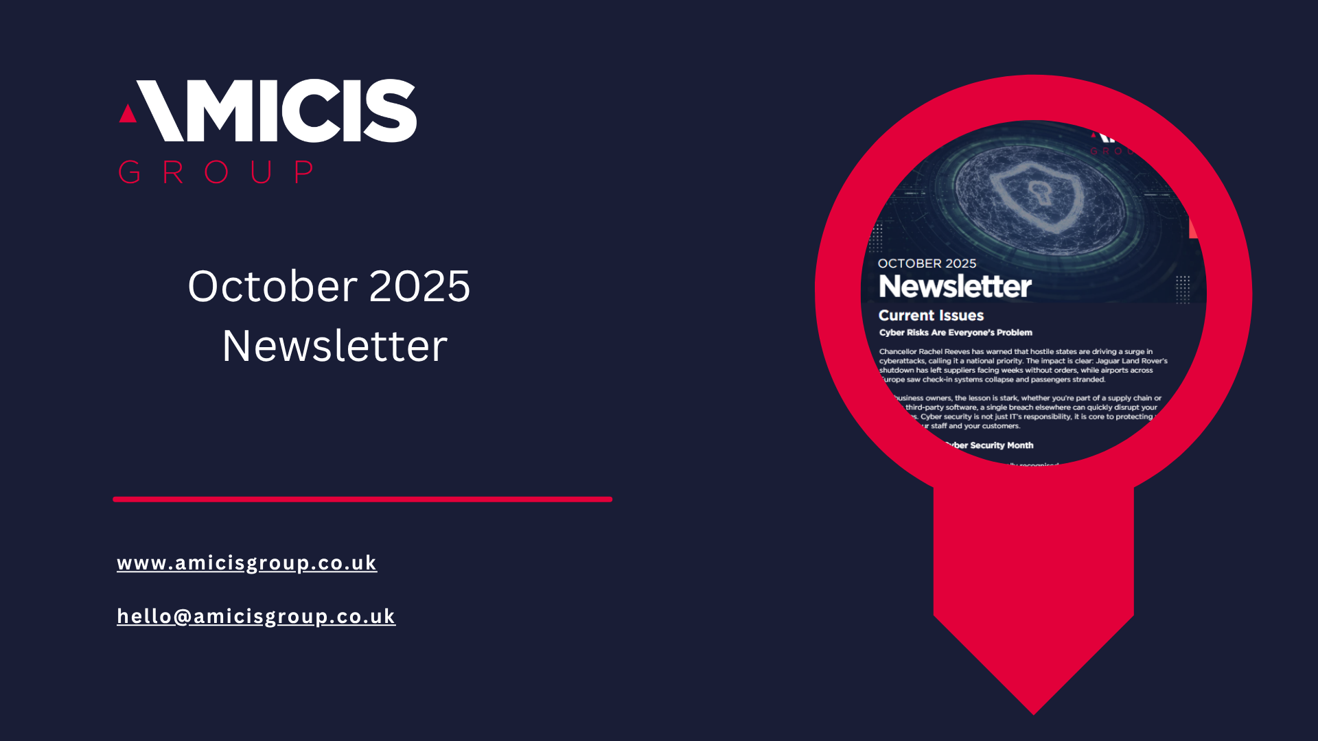 October 2025 Newsletter