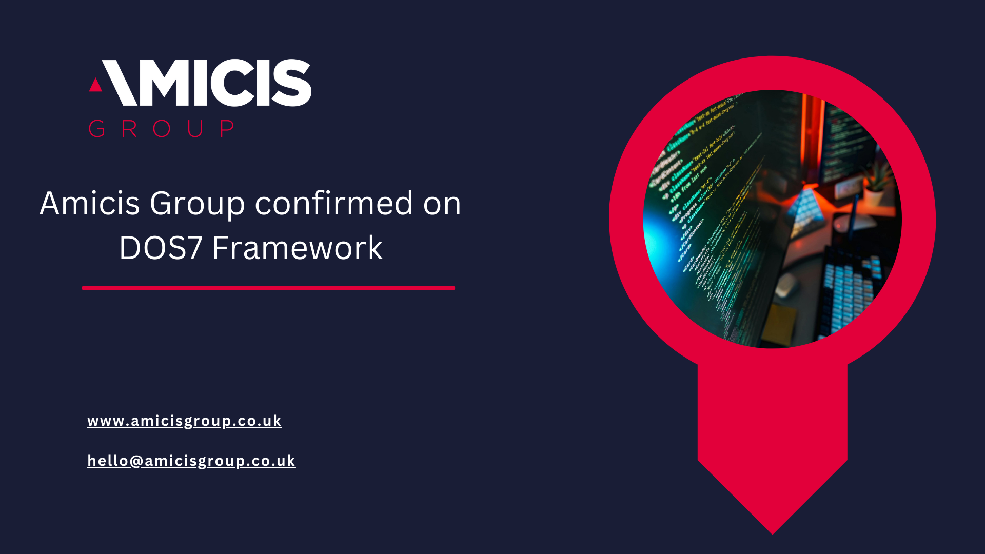 Amicis on DOS7 Design