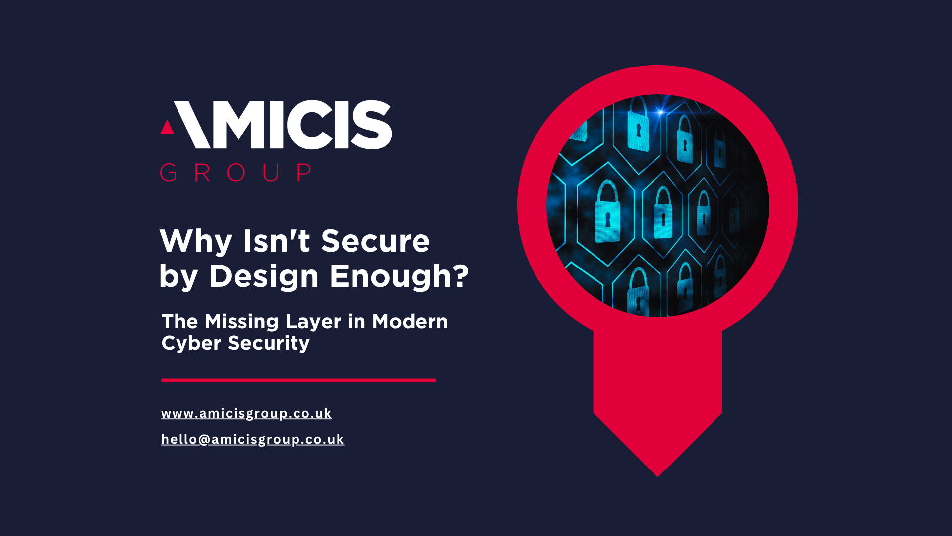 Why Isn't Secure by design enough?